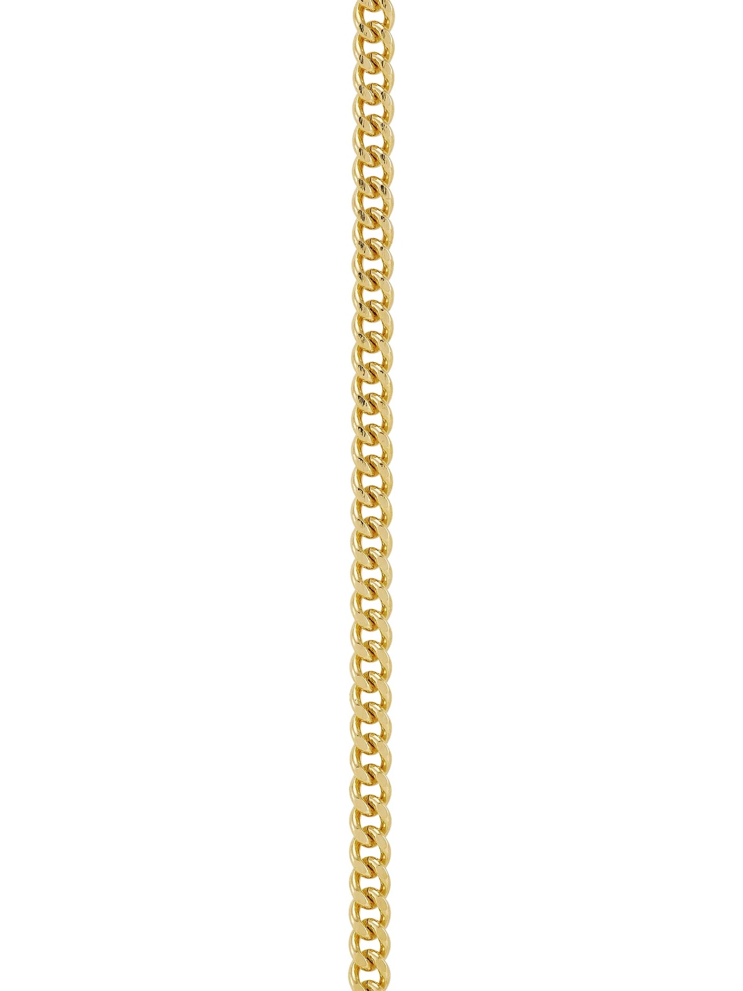 Gold Filled Crucifix Cross on Stainless Steel Necklace,24"