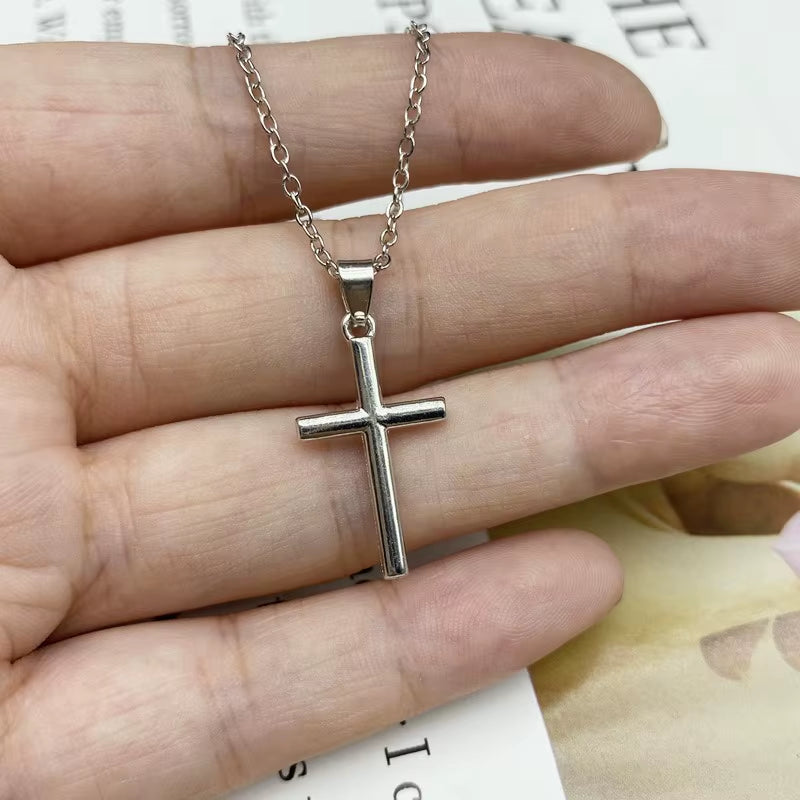 2021 Elegant Crystal Cross Pendant Necklace in Gold and Silver for Men and Women - Ideal Gift for Any Occasion